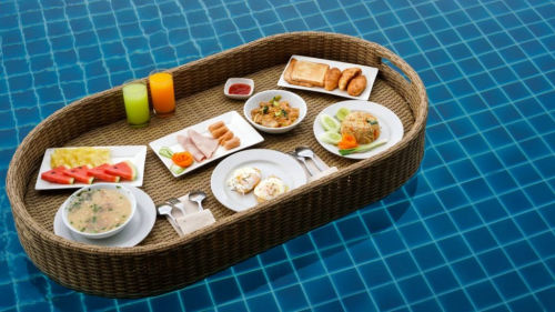 Floating breakfasts: